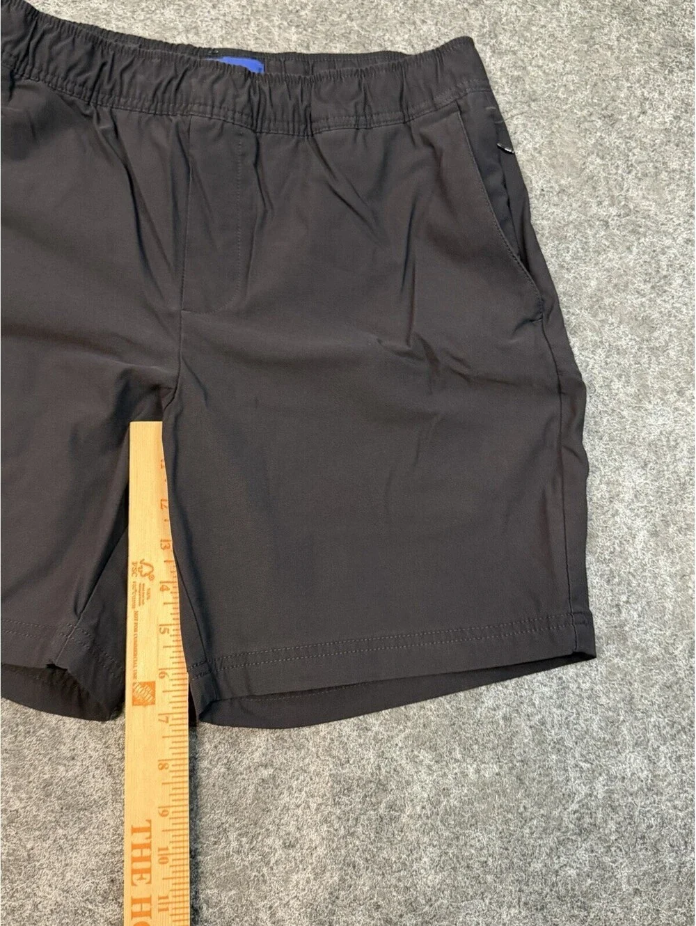 Apt. 9 Men’s Black Pull On Stretch Performance Shorts Size Small Nylon Spandex